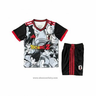Japan Anime Shirt Kids 2025-2026 Grey