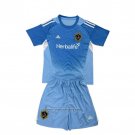 Los Angeles Galaxy Goalkeeper Shirt Kids 2025 Blue