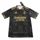 Real Madrid Dragon Shirt 2024-2025 Black Gold