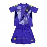 Scotland Goalkeeper Shirt Kids 2024 Blue