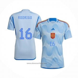 Spain Player Rodrigo Away Shirt 2022