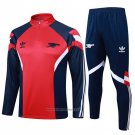 Sweatshirt Tracksuit Arsenal Kids 2024-2025 Red Blue