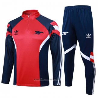 Sweatshirt Tracksuit Arsenal Kids 2024-2025 Red Blue