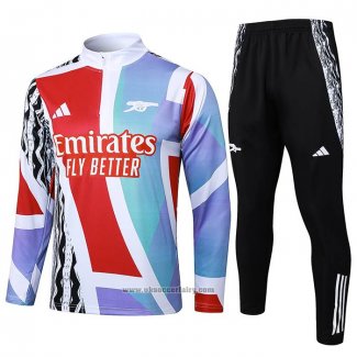 Sweatshirt Tracksuit Arsenal Kids 2024-2025 Red and White