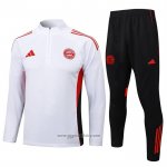 Sweatshirt Tracksuit Bayern Munich Kids 2025-2026 White