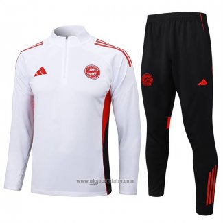 Sweatshirt Tracksuit Bayern Munich Kids 2025-2026 White