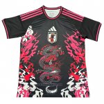 Thailand Japan Dragon Shirt 2024-2025 Black and Rosa