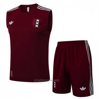 Tracksuit Ajax Without Sleeves 2025-2026 Red