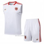 Tracksuit Bayern Munich Without Sleeves 2025-2026 White