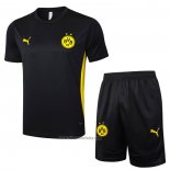 Tracksuit Borussia Dortmund Short Sleeve 2024-2025 Black - Shorts