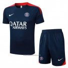 Tracksuit Paris Saint-Germain Short Sleeve 2025-2026 Blue - Shorts