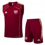 Tracksuit Roma Without Sleeves 2025-2026 Red