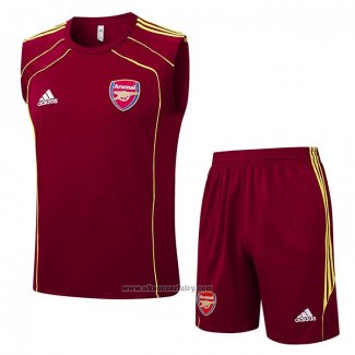Tracksuit Roma Without Sleeves 2025-2026 Red