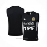 Training Shirt Argentina Without Sleeves 2025-2026 Black