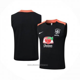 Training Shirt Brazil Without Sleeves 2025-2026 Black