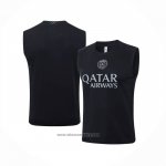 Training Shirt Paris Saint-Germain Without Sleeves 2025-2026 Black