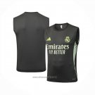 Training Shirt Real Madrid Without Sleeves 2025-2026 Grey Green