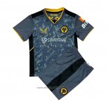 Wolves Away Shirt Kids 2021-2022